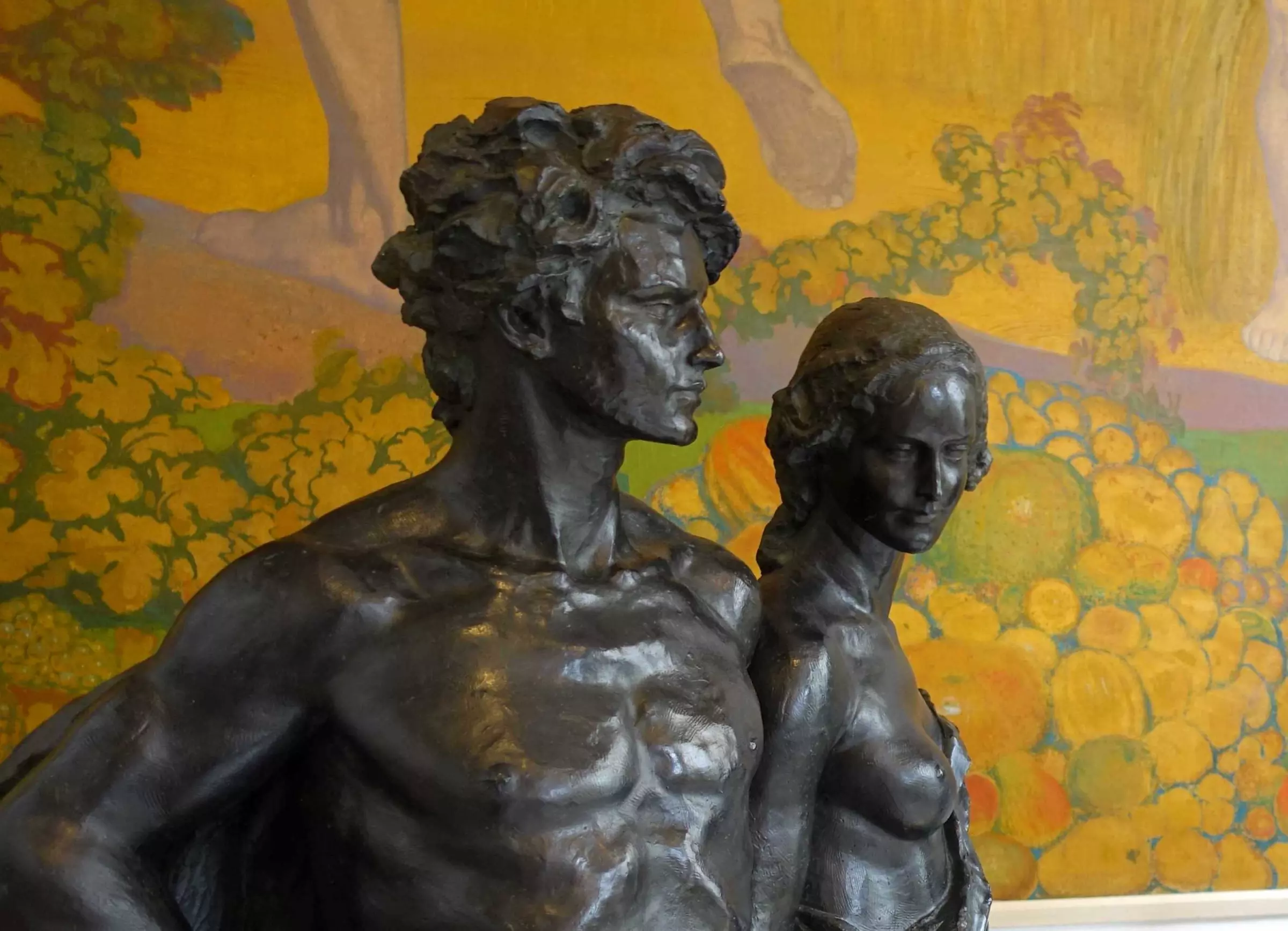 The sculptures of the Saint-Gilles town hall