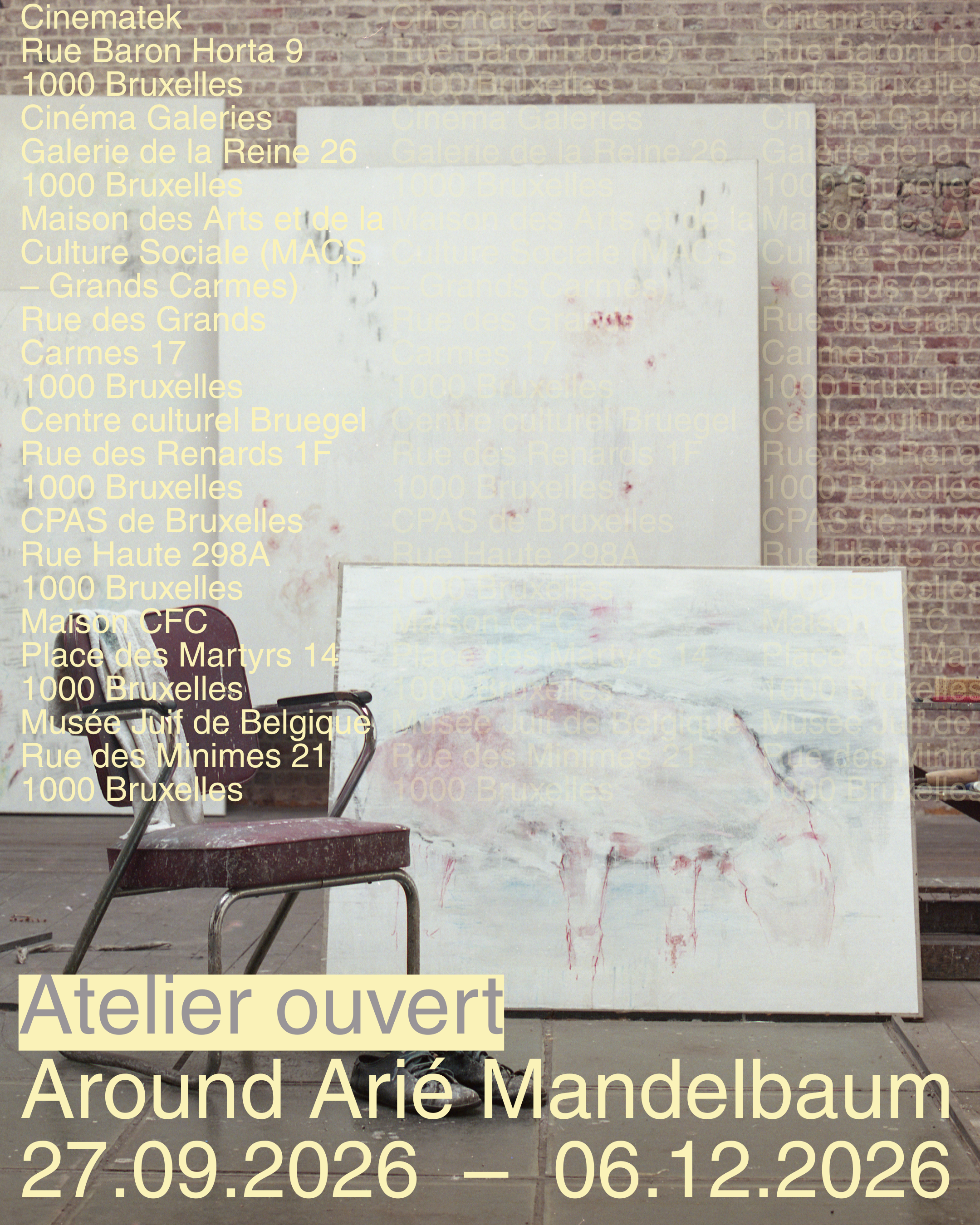 Atelier ouvert : Around Arié Mandelbaum