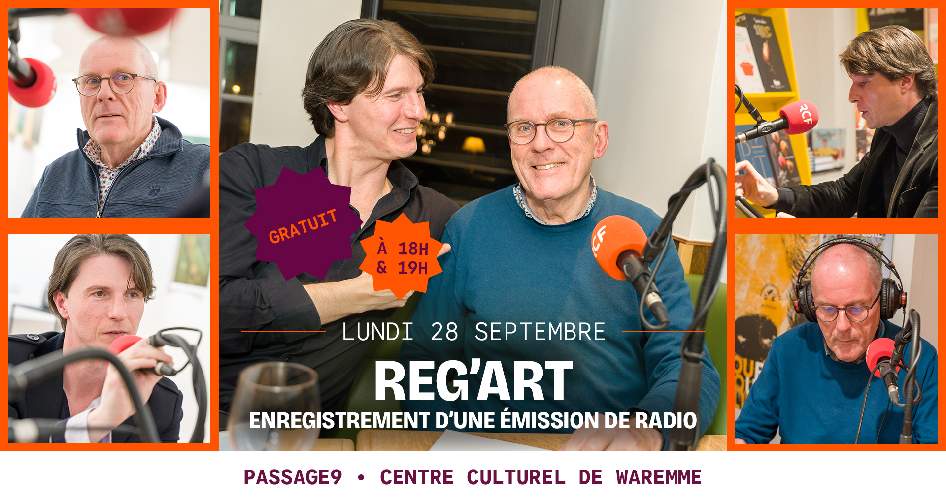 Reg'Art - Enregistrement d'une émission de radio