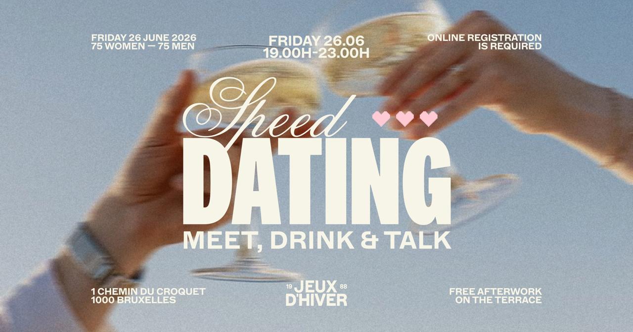 JEUX D’ÉTÉ | SPEED DATING XXL (75 HOMMES - 75 FEMMES) | Speak • Meet • Dance