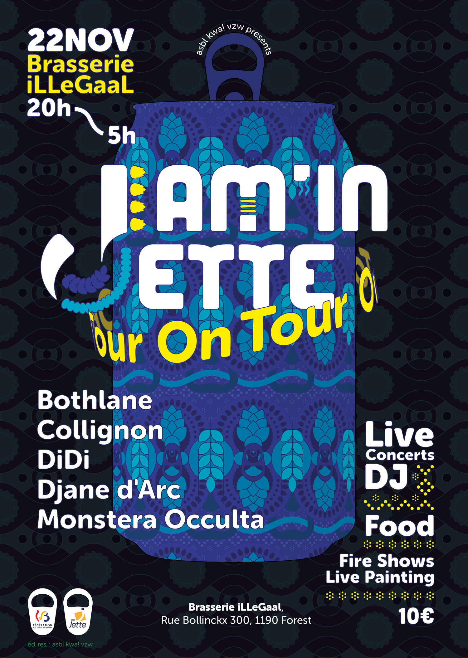 Jam&#039;in Jette On Tour x Brasserie iLLeGaaL