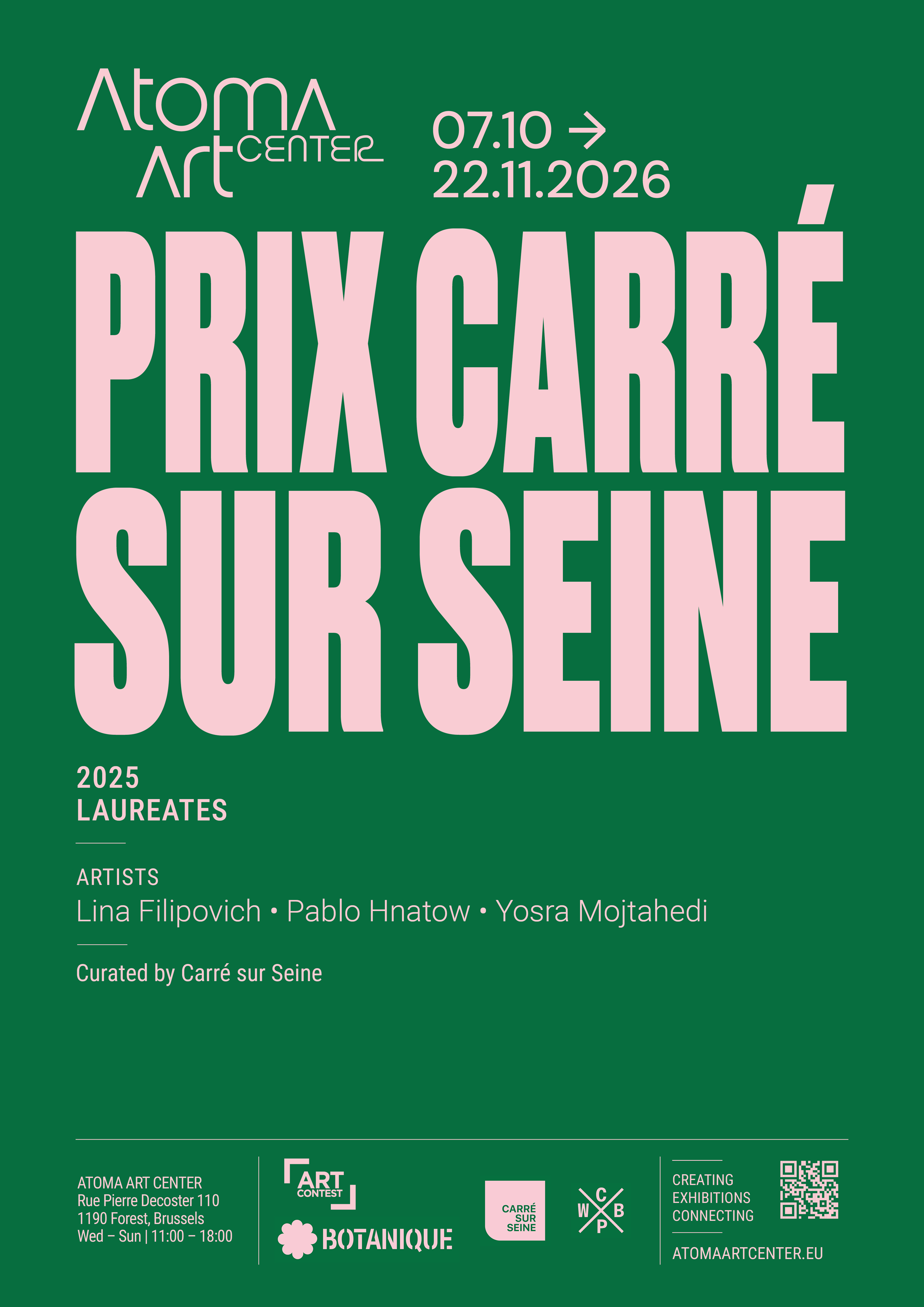 Prix Carré sur Scène :  Lina Filipovich, Pablo Hnatow et Yosra Mojtahedi