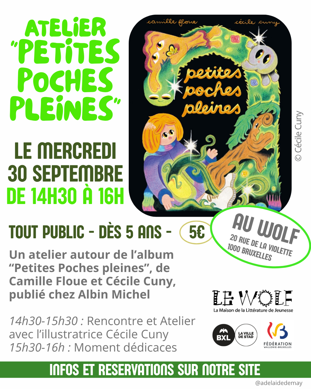 Atelier pour enfants "Petites poches pleines"