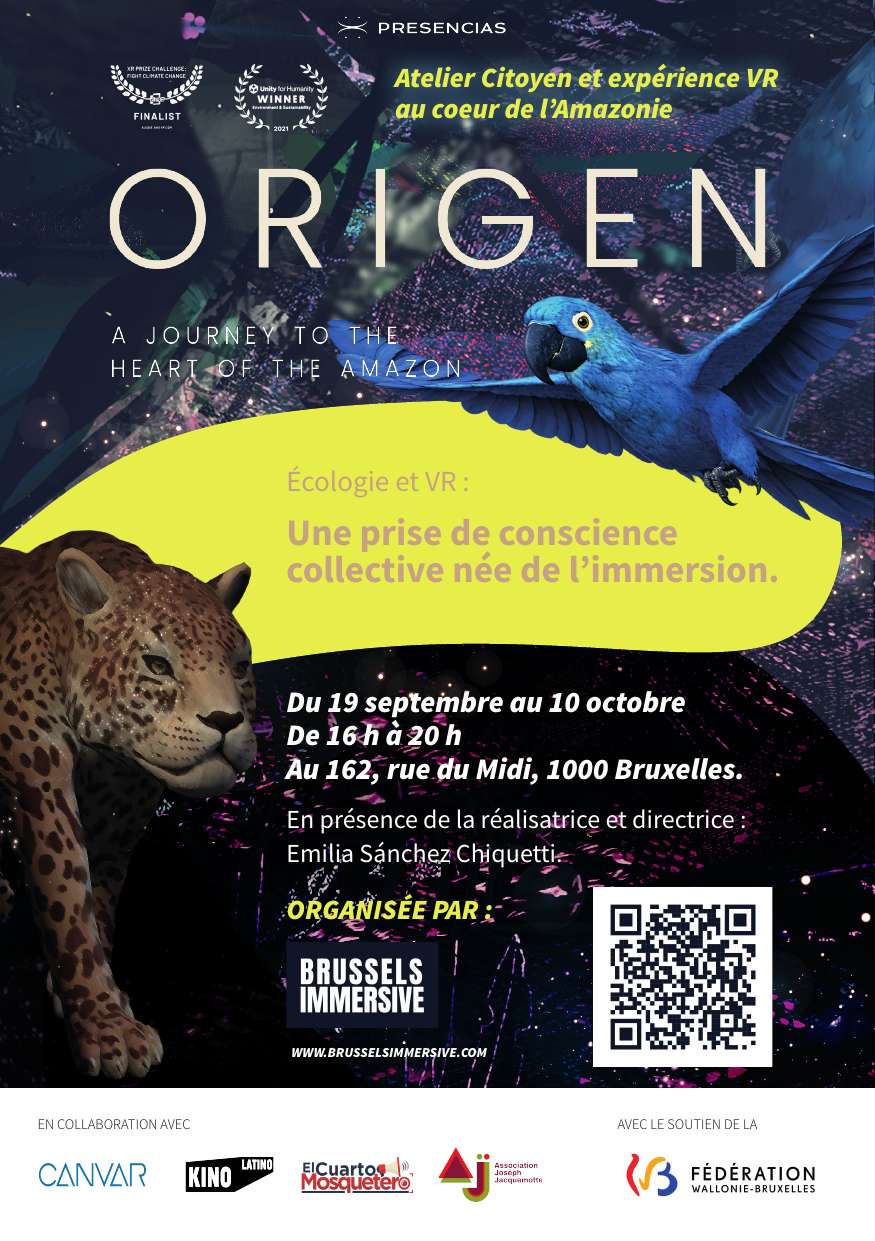 Origen Amazonie – Un voyage au cœur de l'Amazonie en réalité virtuelle immersive