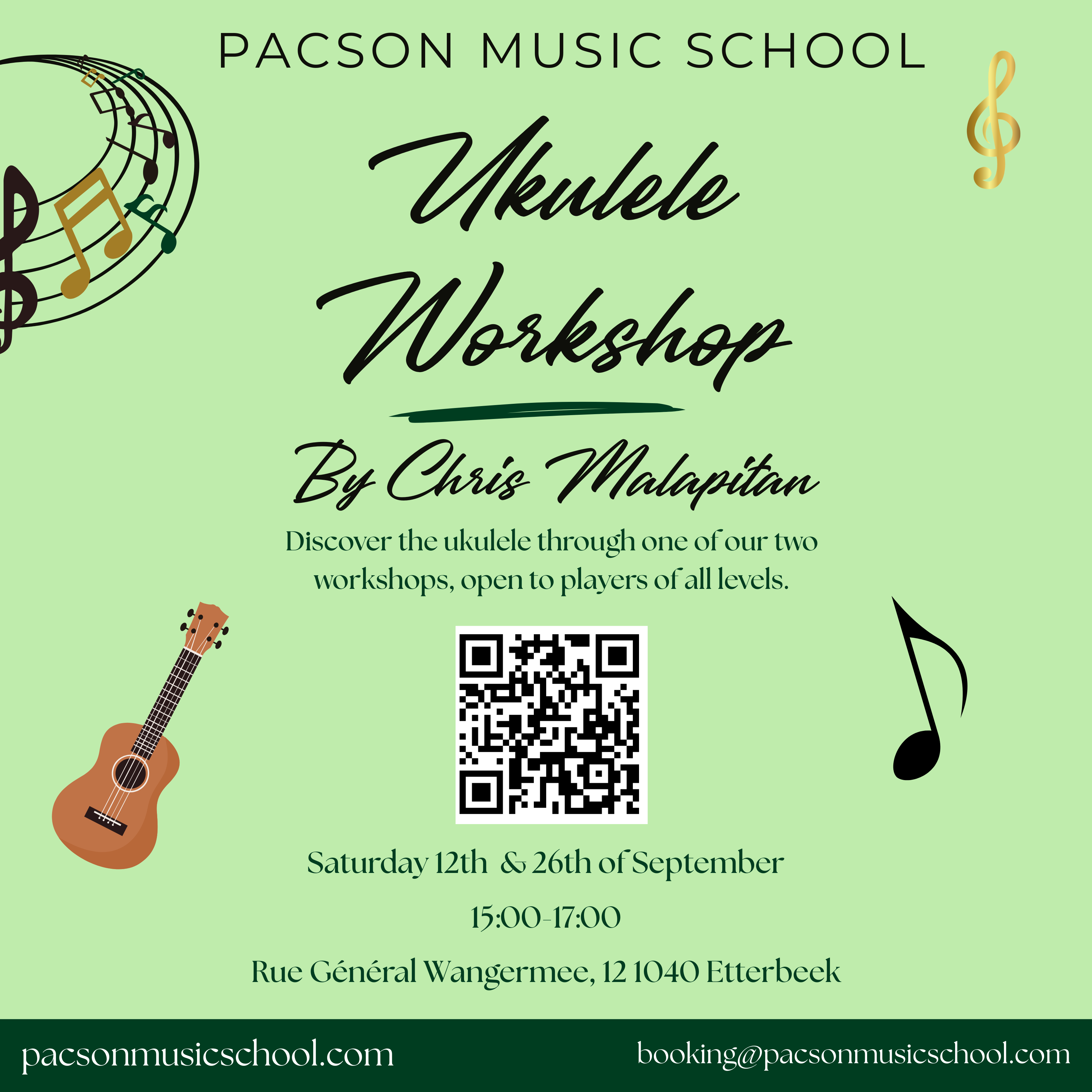 Ukulele Workshop at Pacson Music School