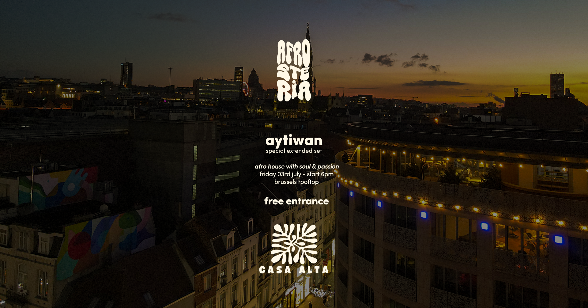 Afrosteria - Rooftop Edition # Your Afro House event