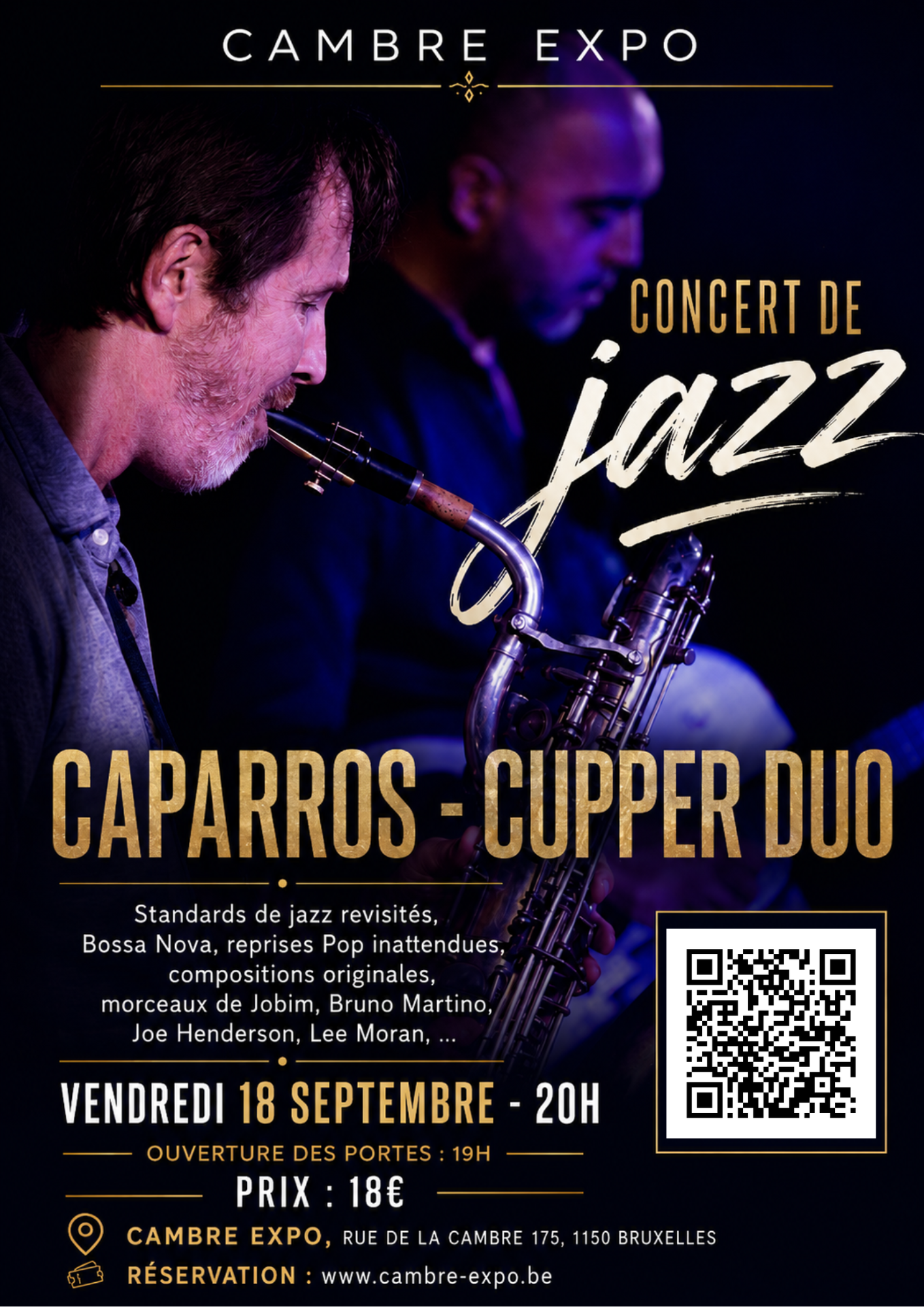Concert de jazz - Caparros-Cupper Duo