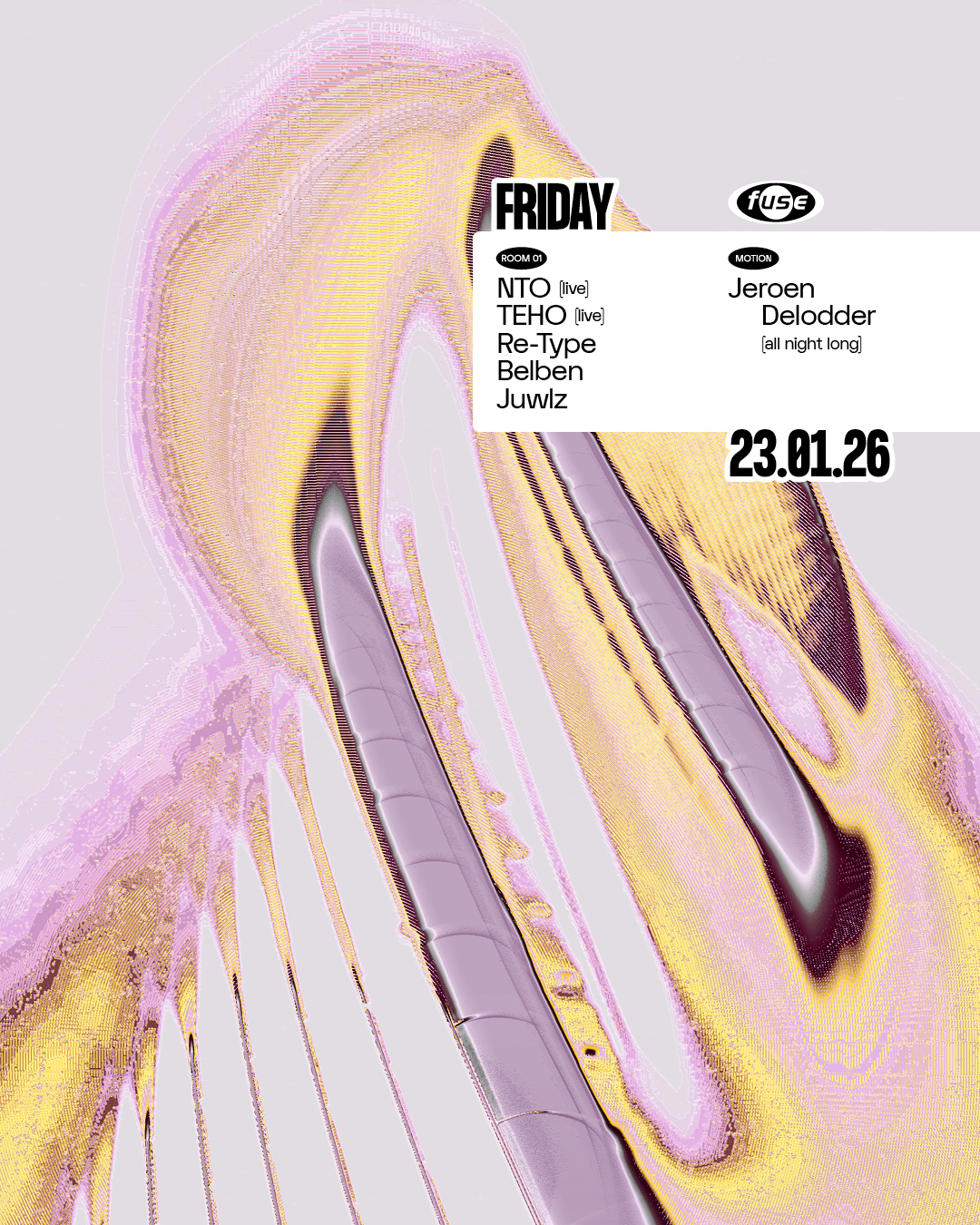 Fuse presents: NTO (live) & Teho (live)