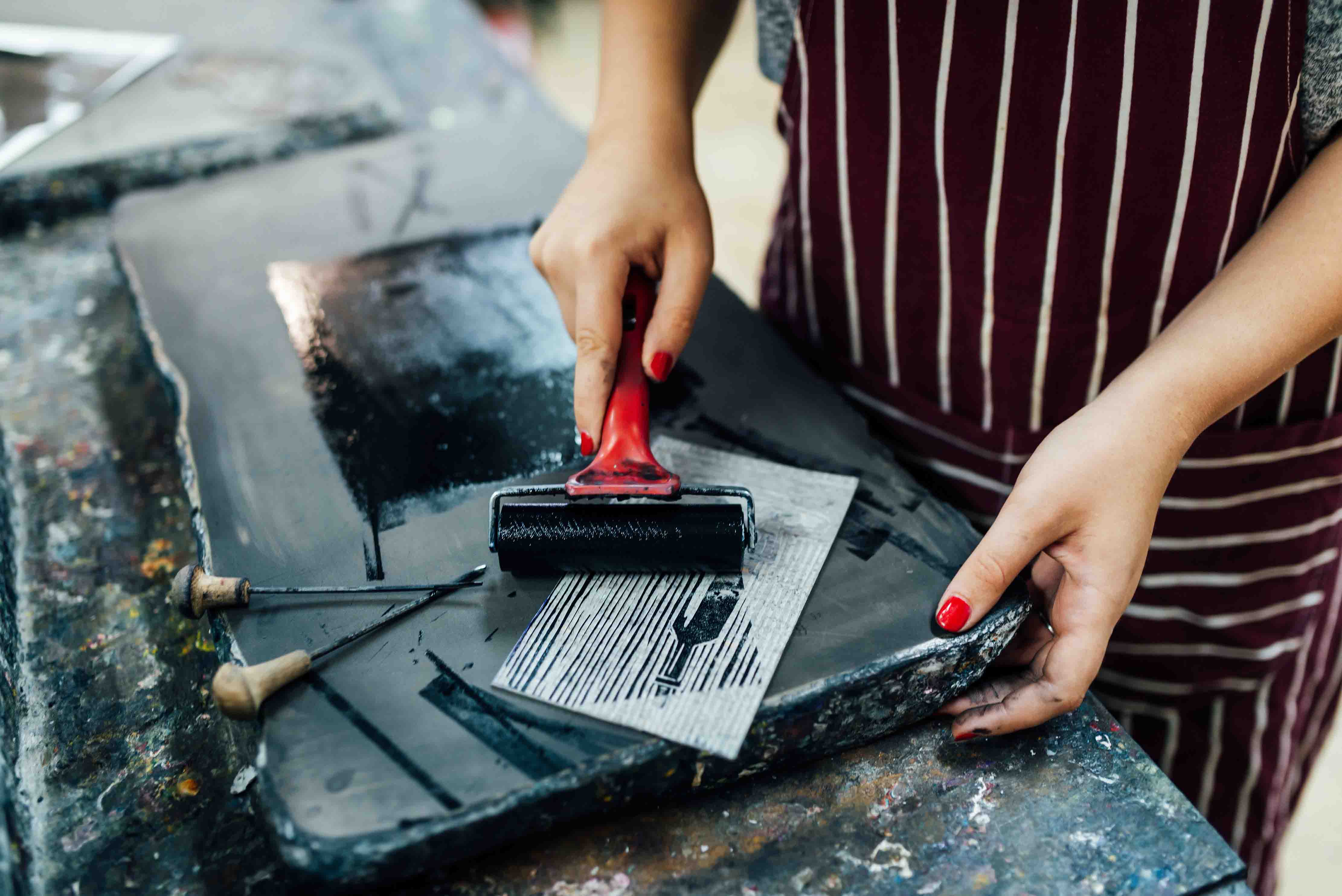 Atelier gravure pour enfants • KBR