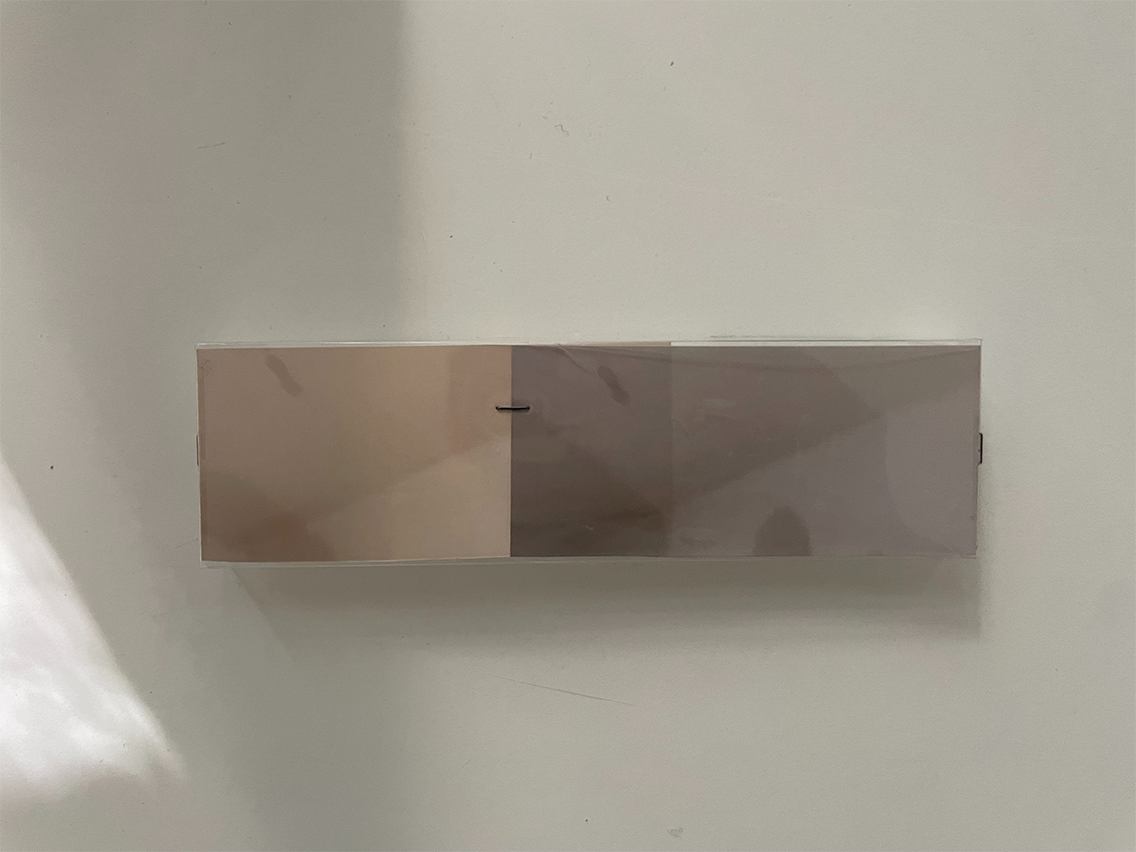 Aaron Amar Bhamra  2024, 2026  Print on photo paper, plastic packaging, staples, magnets  16,8 x 4,7 x 1,5 cm