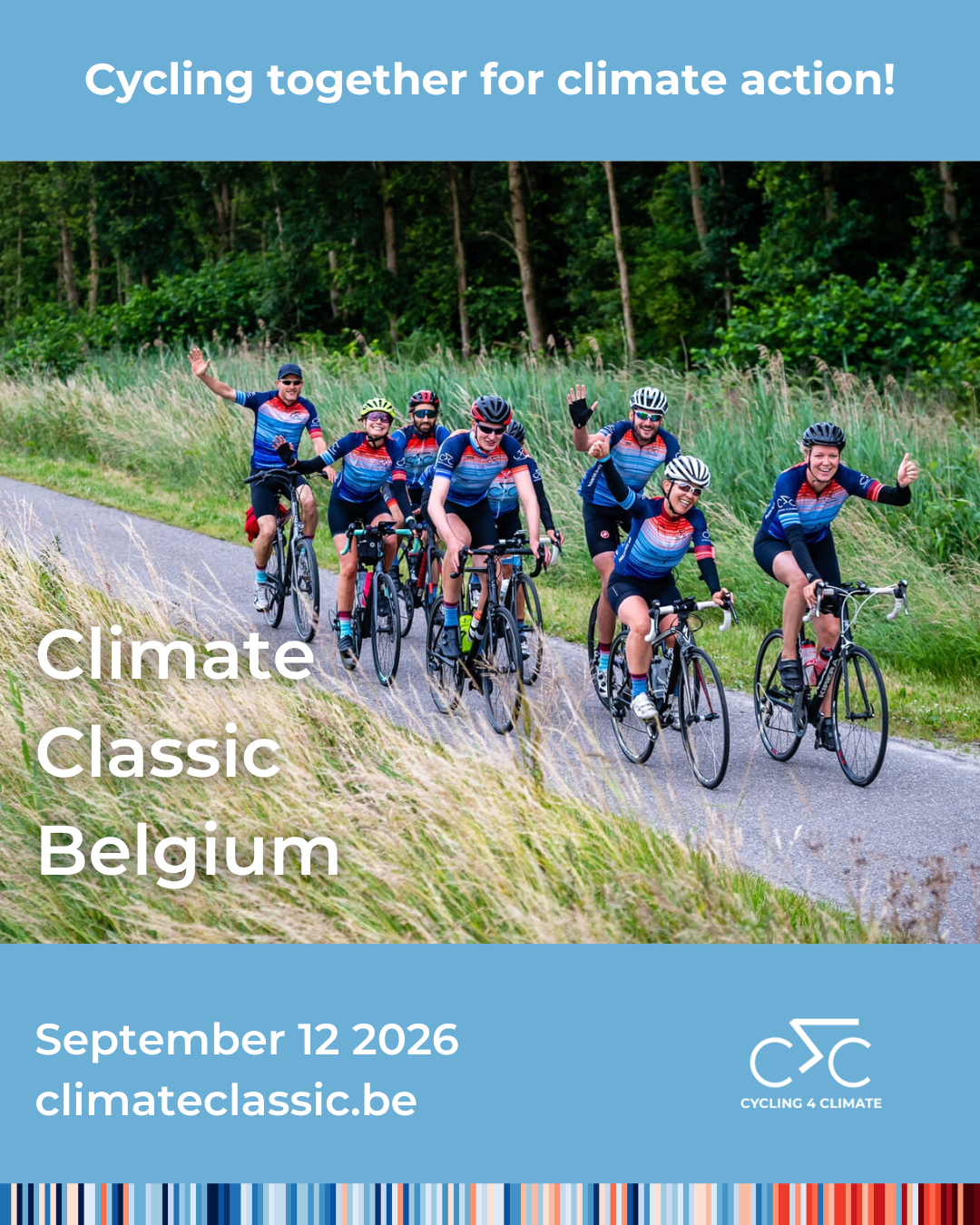 Climate Classic Belgium (Ga fietsen of hardlopen voor het klimaat!)