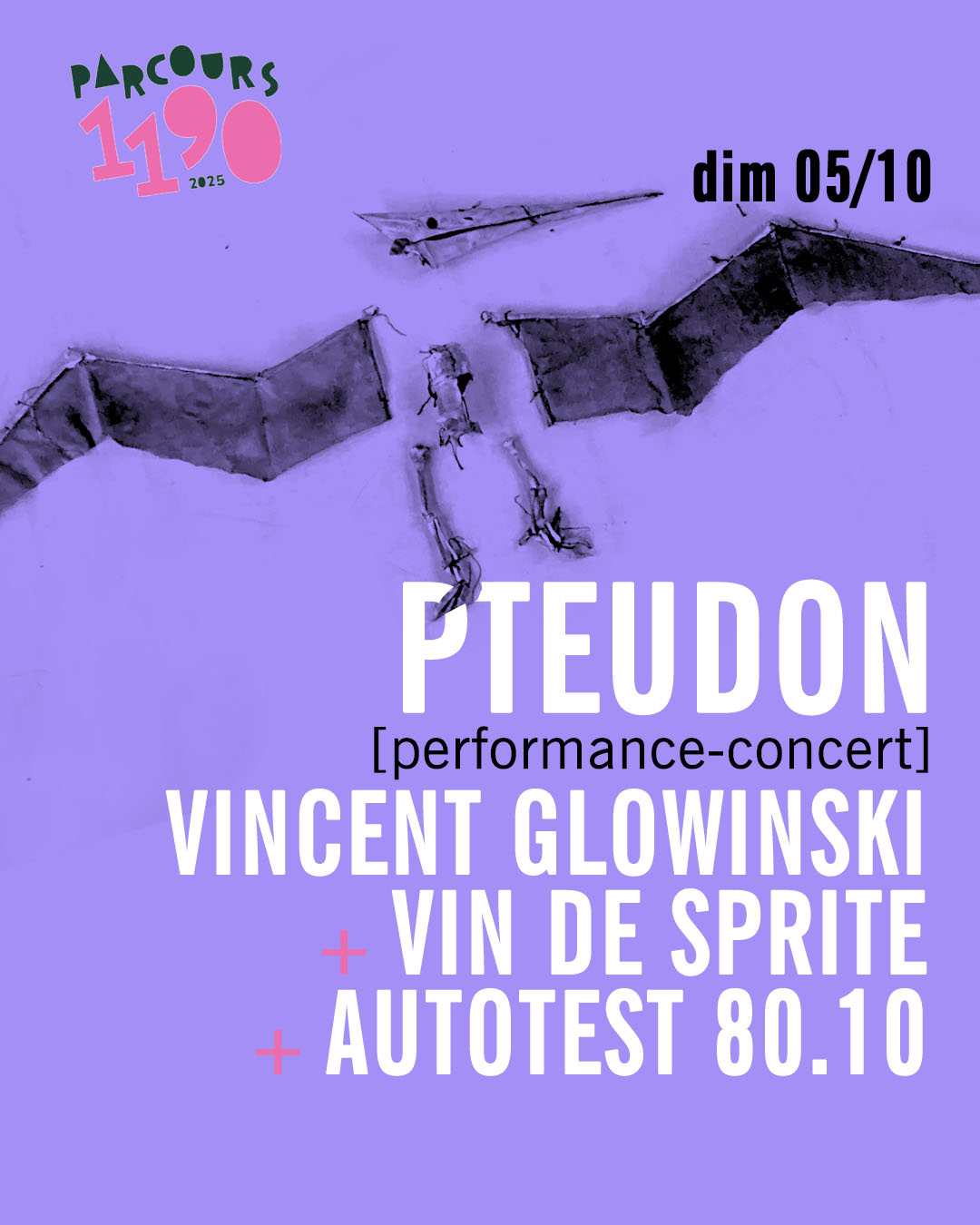 Pteudon - Vincent Glowinski + Vin de Sprite + Autotest 80.10