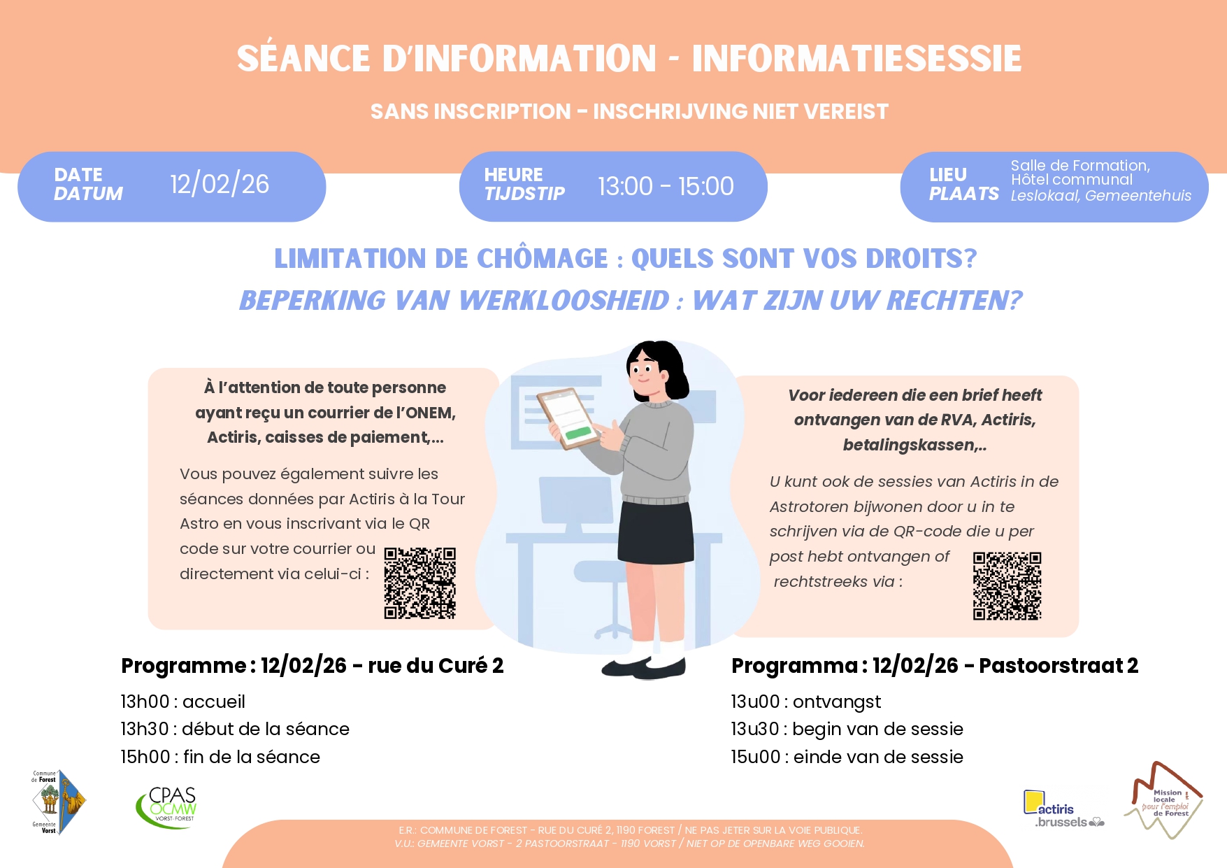 Infosessie: Beperking van werkloosheid: wat zijn uw rechten?