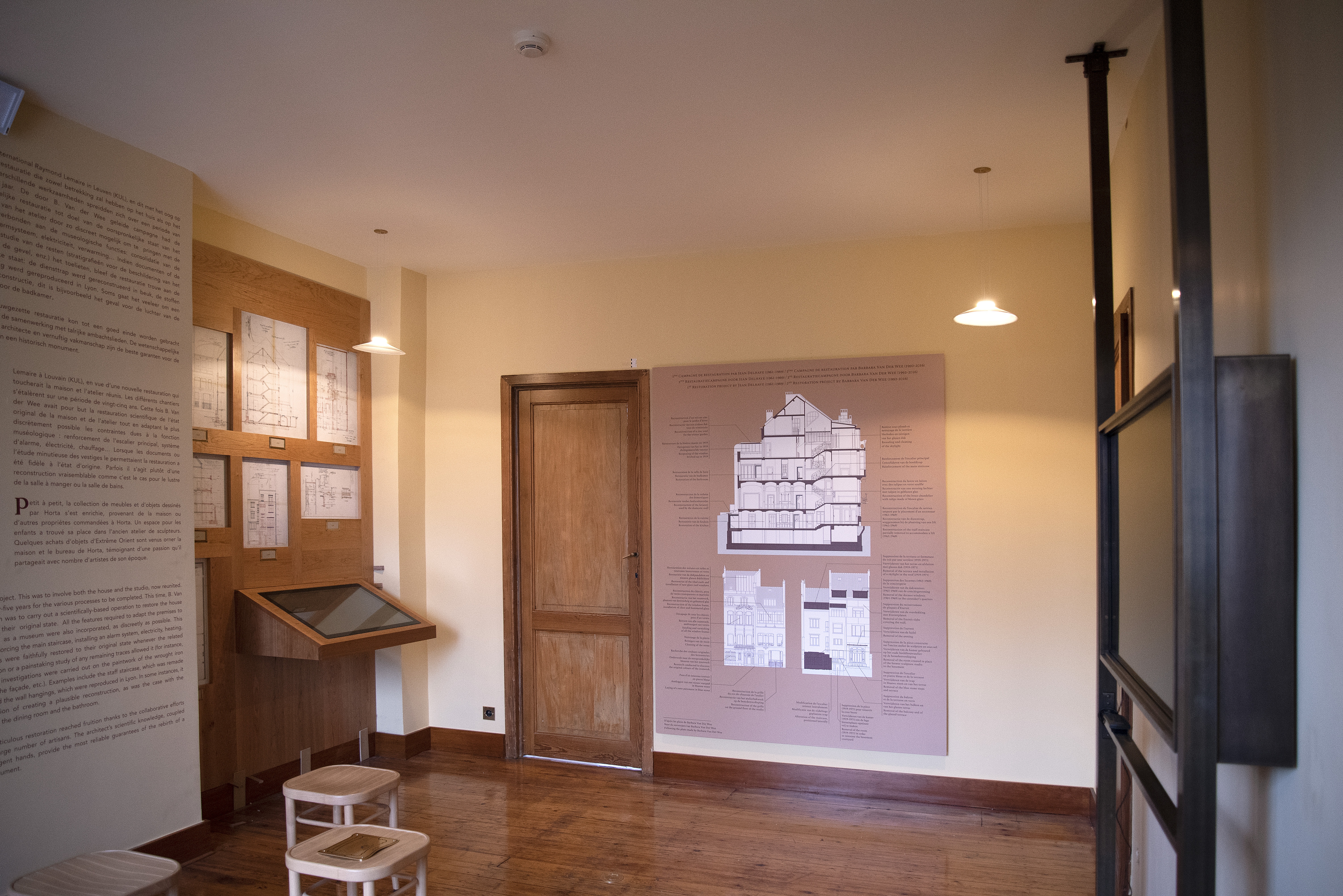 New room on the restoration of Victor Horta's studio house