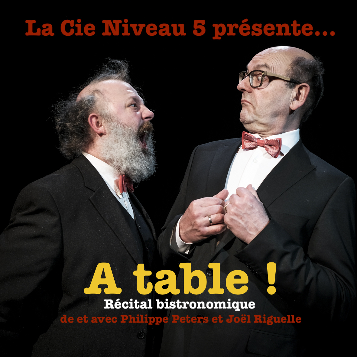 A table! Récital bistronomique de et avec Philippe Peters et Joël Riguelle