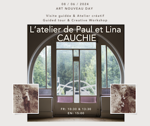 Atelier Caroline et Paul Cauchie dans le cadre de la journée mondiale de l'Art Nouveau