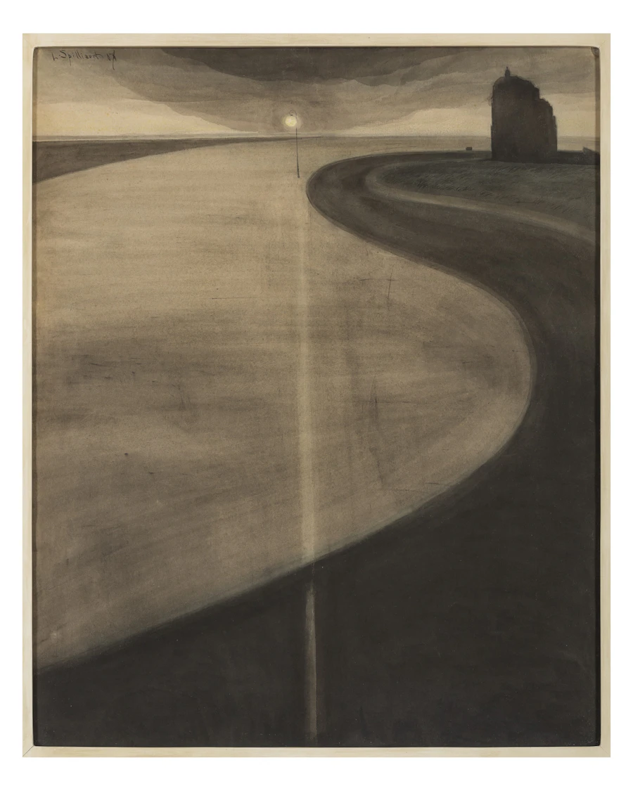 (c) Léon Spilliaert, La digue, 1907, private collection. 