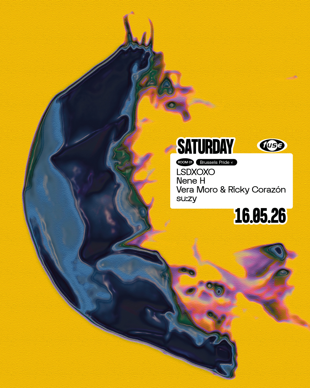 Fuse presents: Brussels Pride w/ LSDXOXO & Nene H