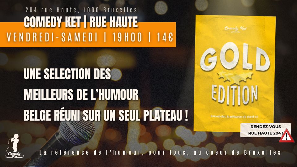 Plateau Stand-Up Gold Edition — Comedy Ket rue Haute