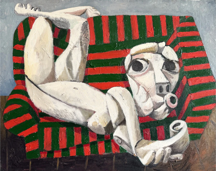 KARAOKE DE CHAMBRE ; Oil on canvas - 56 x 70 cm - 2026