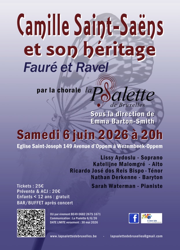 Concert "Camille Saint-Saëns and his legacy"... Fauré & Ravel