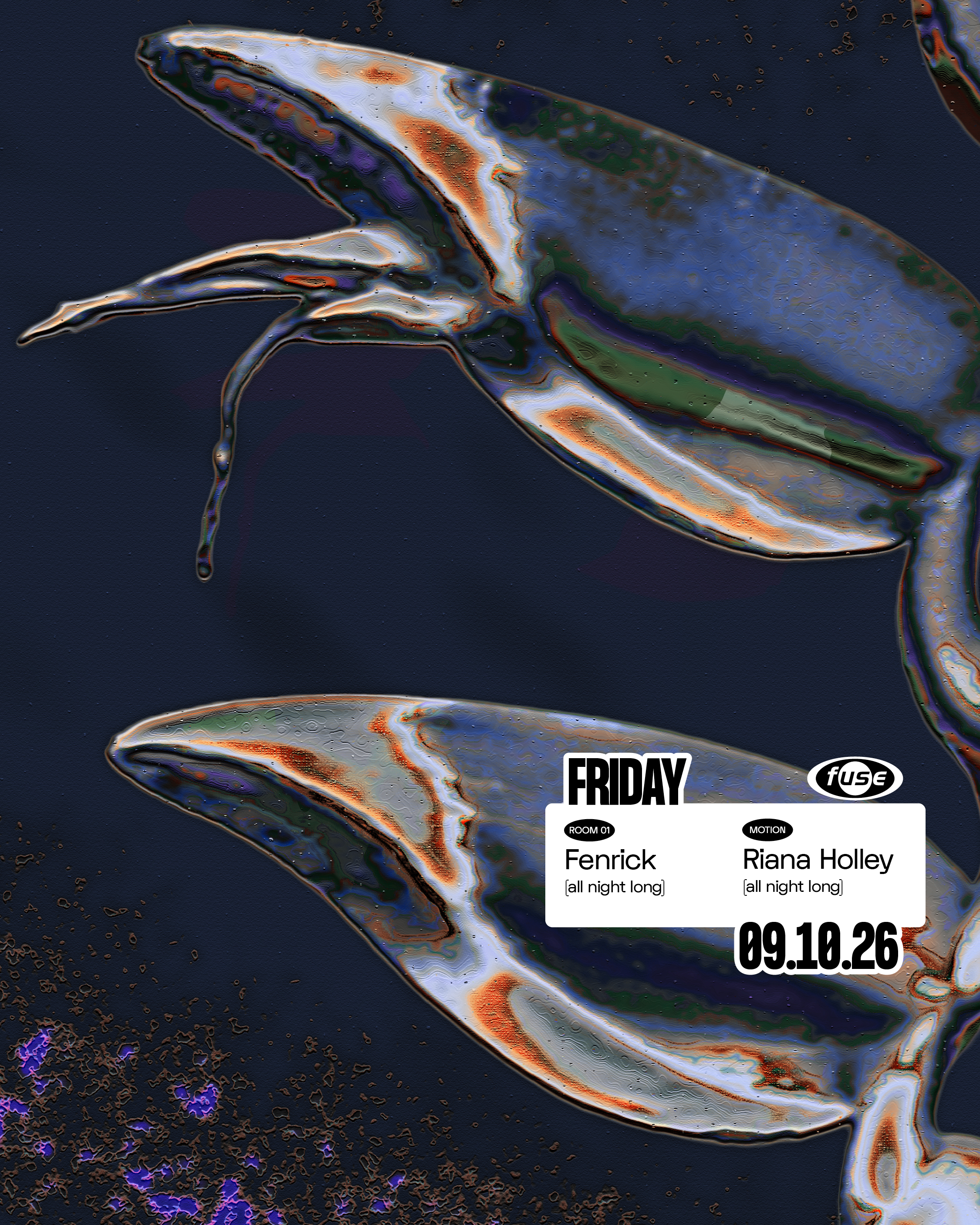 Fuse presents: Fenrick (all night long) & Riana Holley (all night long)