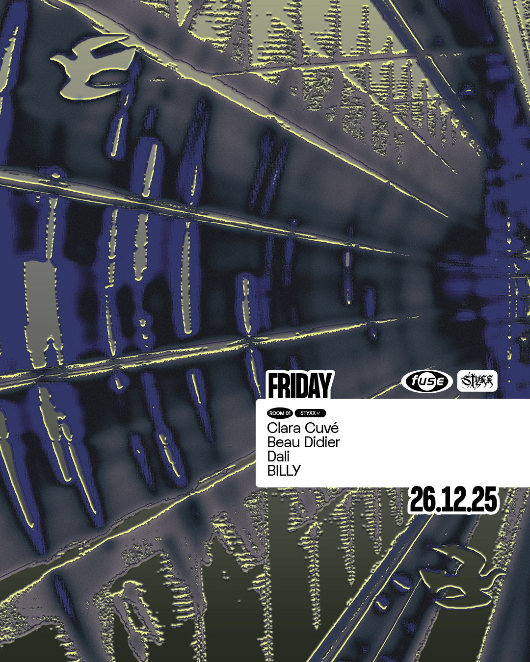 Fuse presents: STYXX w/ Clara Cuvé & Beau Didier
