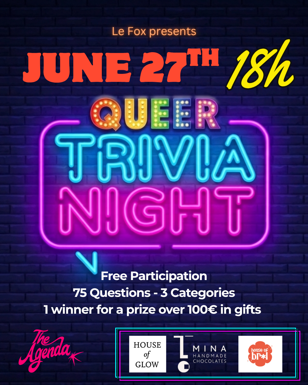 Queer Trivia Night @ The Agenda