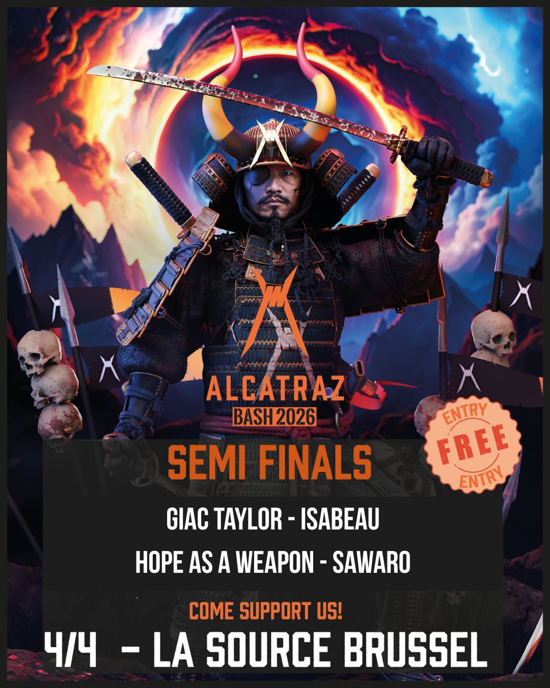 Alcatraz Bash - Brussels - Semi Finals part 4