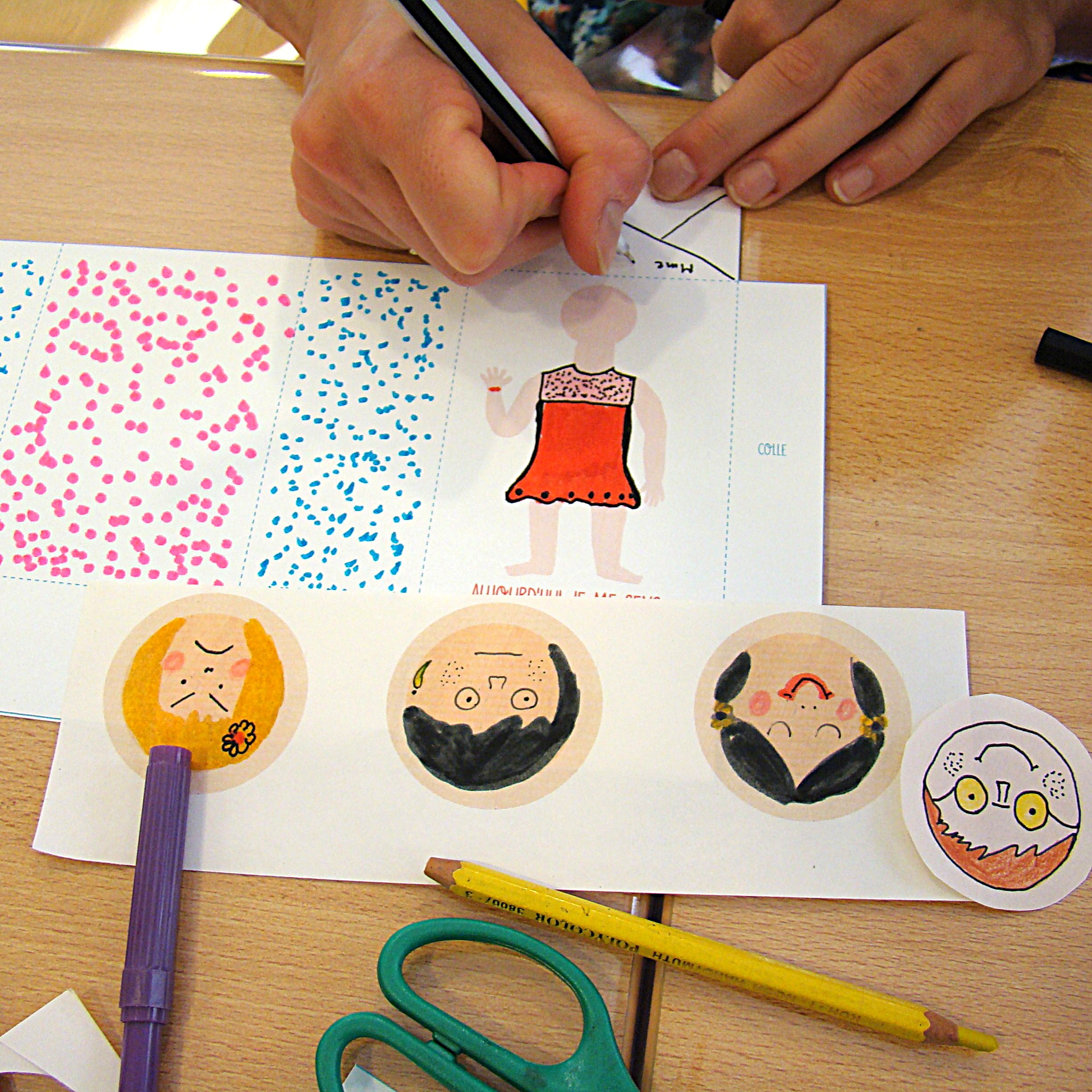 Mercredi créatif : Badges des émotions