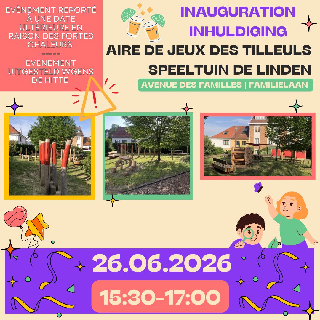 Inauguration Aire de jeux des Tilleuls