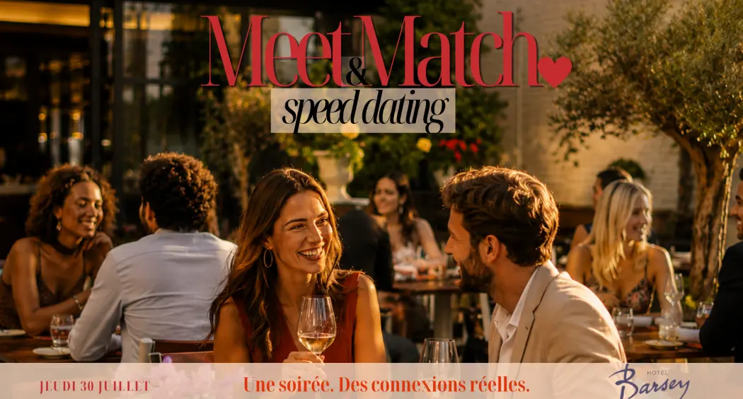 Meet & Match: Speed Dating (40 Women - 40 Men) - Brussels