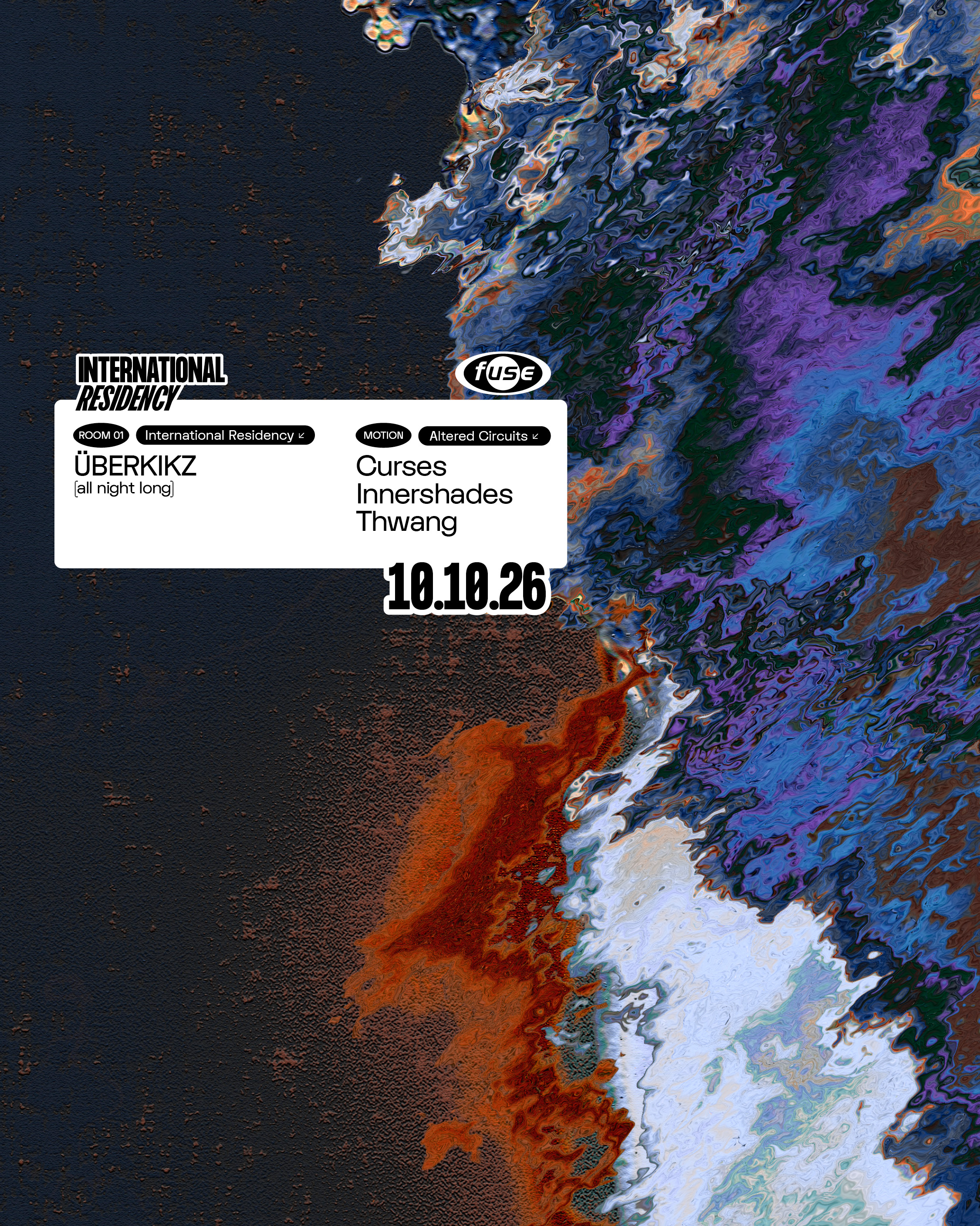 Fuse presents: ÜBERKIKZ (all night long) & Altered Circuits w/ Curses