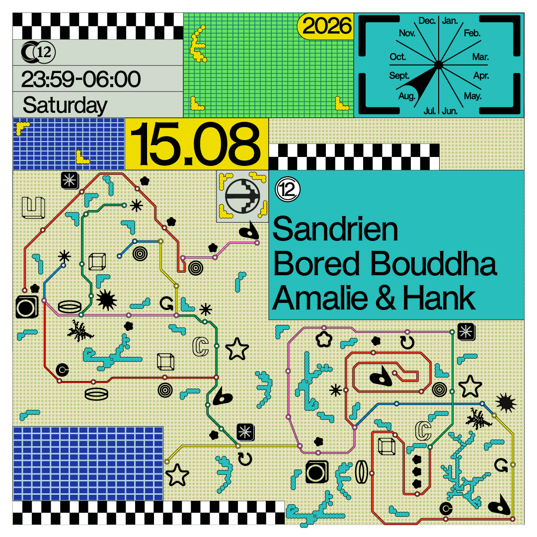 C12 Nite w/ Sandrien, BORED BOUDDHA, Amalie & Hank
