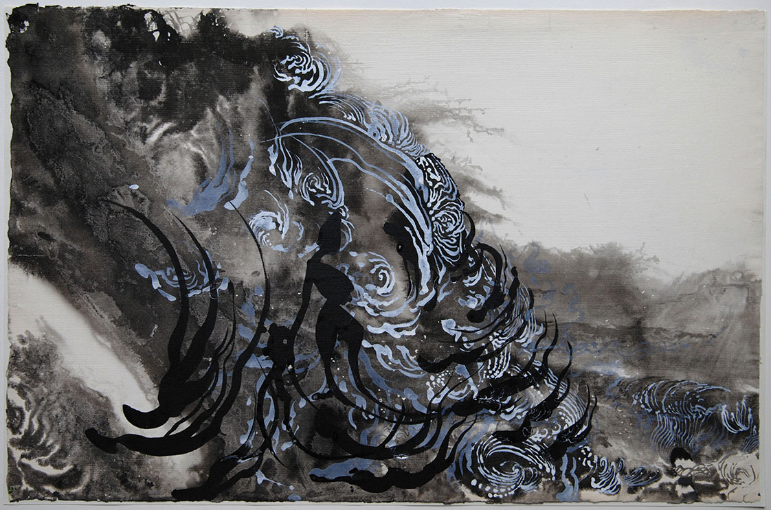 charley case 2023 watercolor on paper 44x68 cm