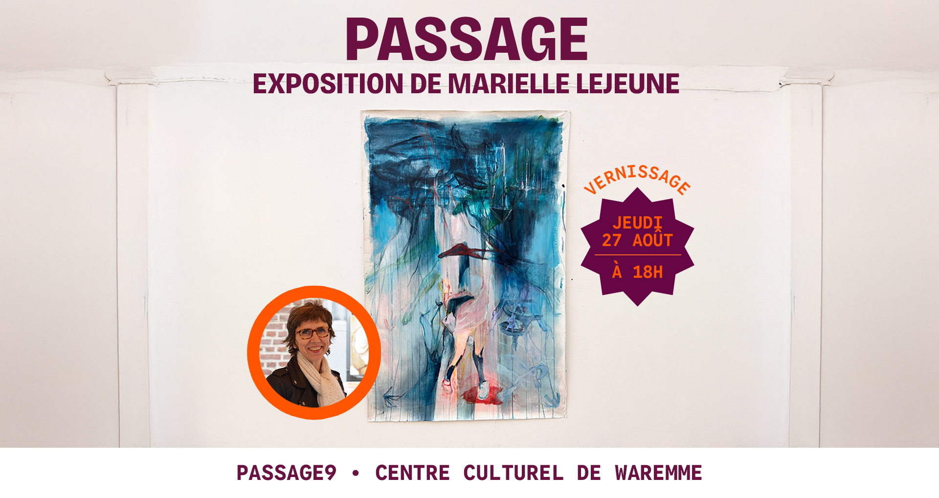 Passage - Exposition de Marielle Lejeune