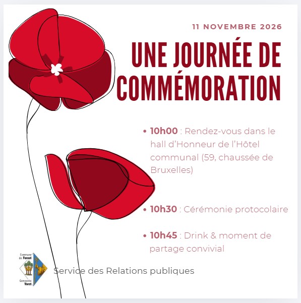 Commémoration de la Première Guerre mondiale