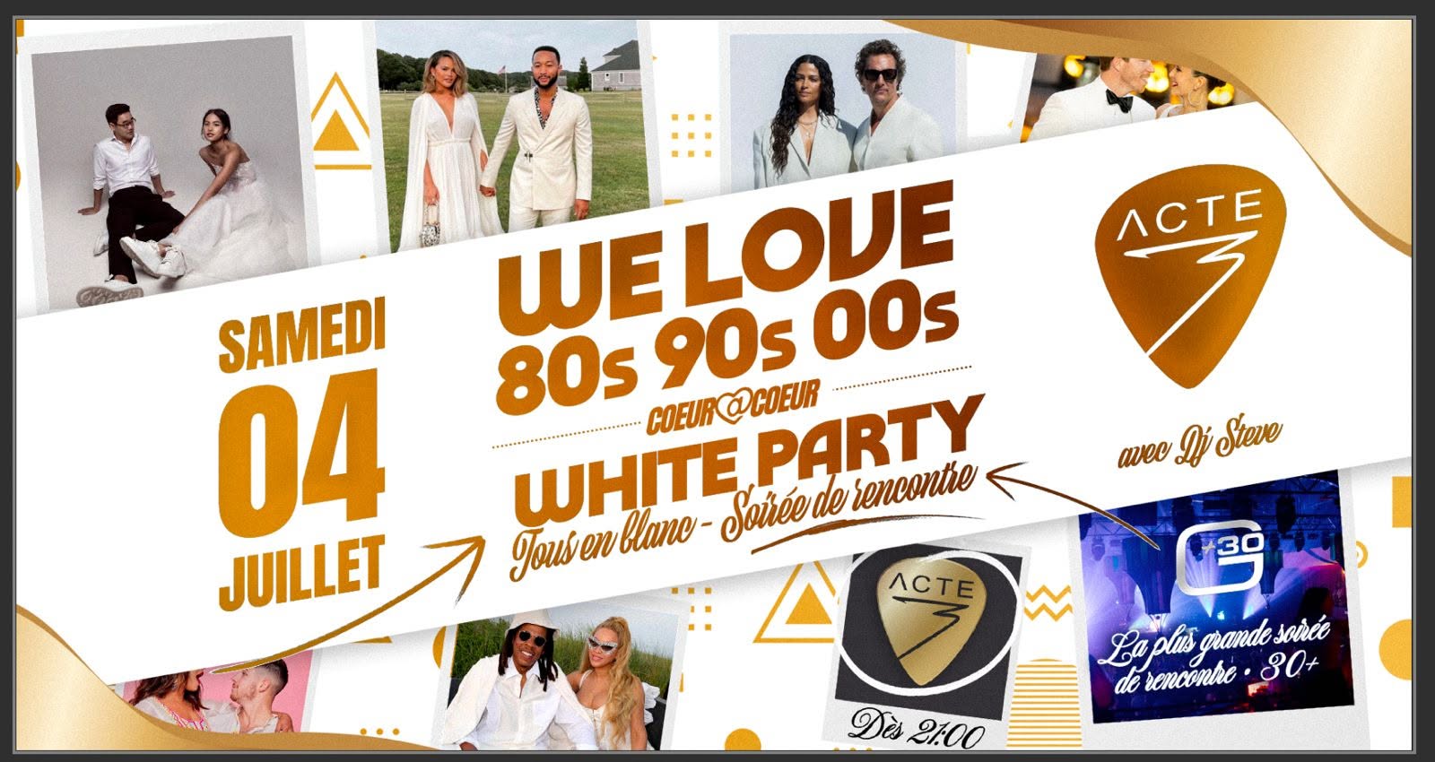 the white evening > free entry (before 22:30) we love 80s 90s 00s | For 30+