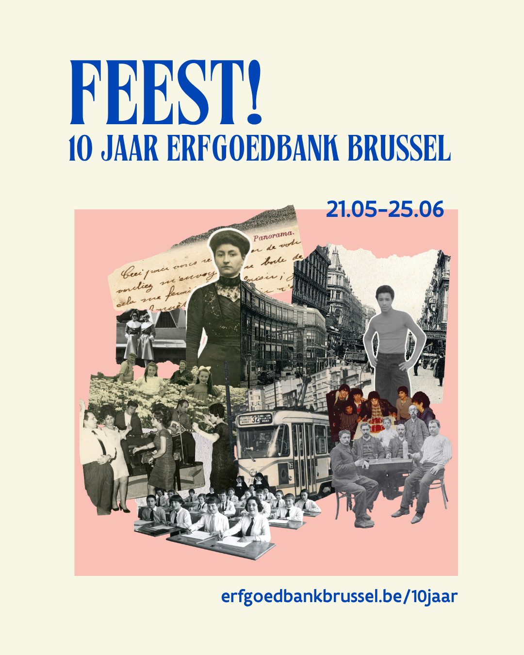 Feest! 10 jaar Erfgoedbank Brussel