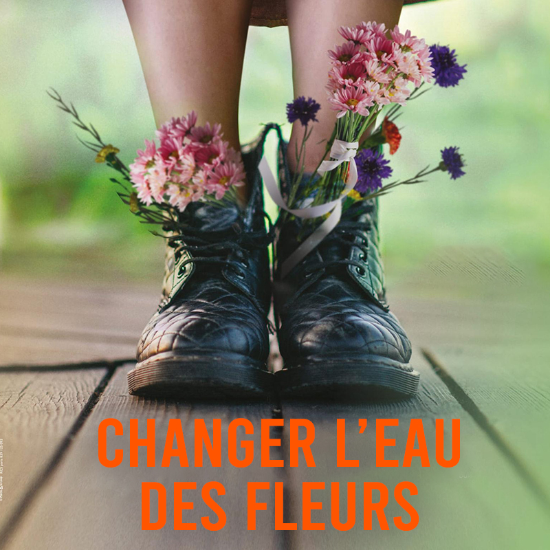 Changer l’eau des fleurs