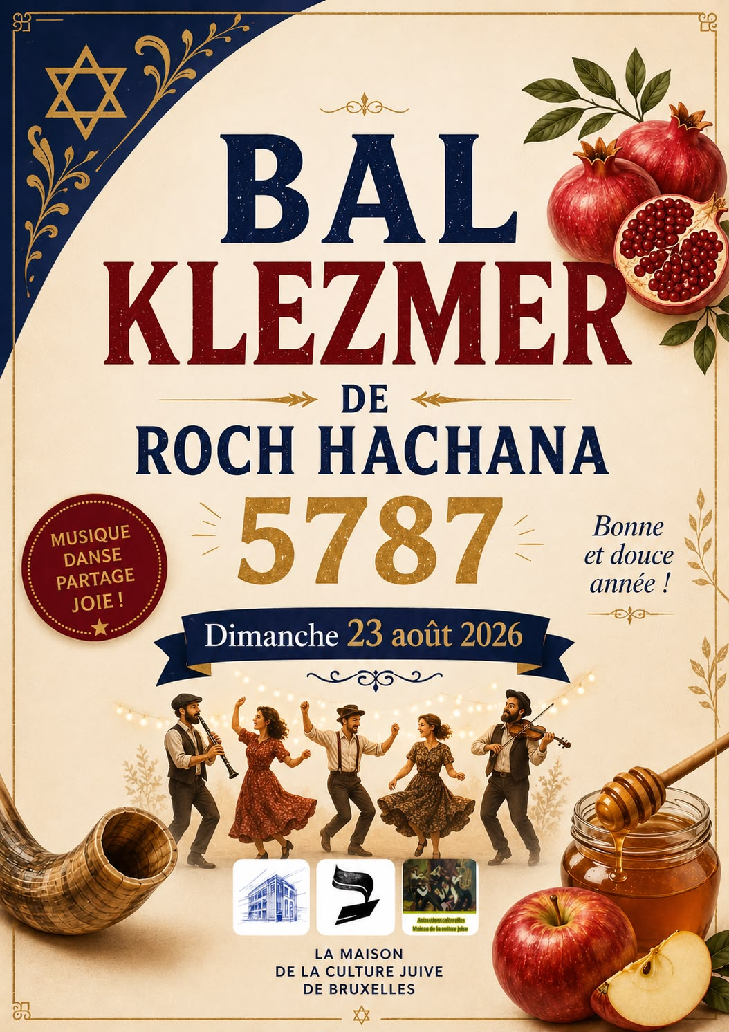 Bal klezmer de Rosh Hashana + atelier de danse