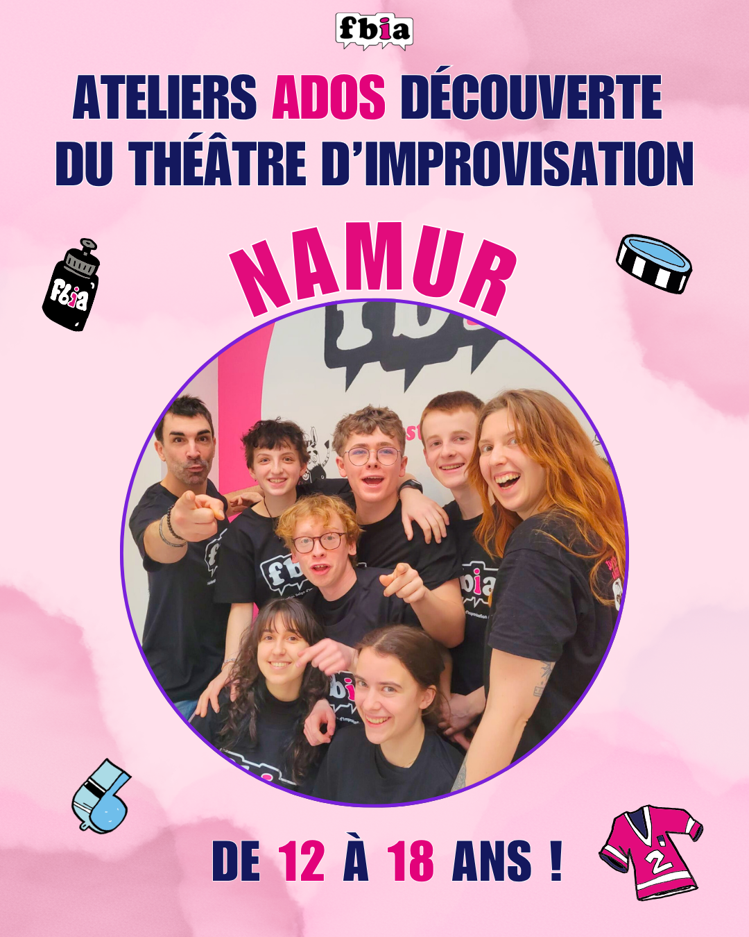 Ateliers réguliers ado - Namur