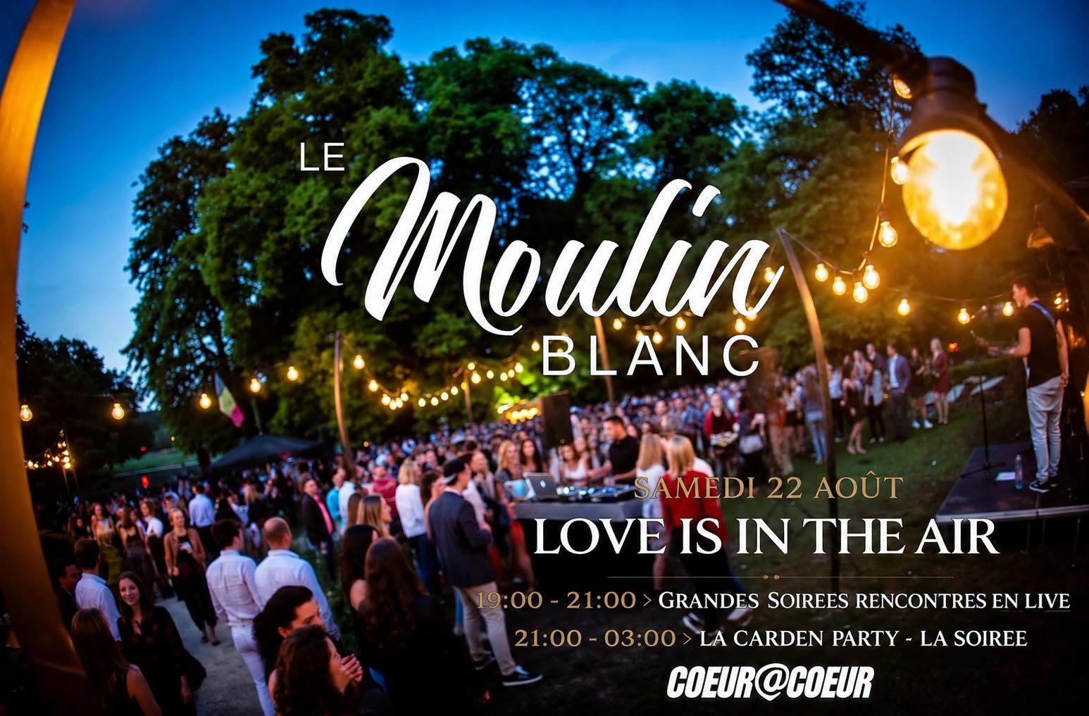 Garden Party ~ Love is in the Air ~ Indoor & Oudoor | Le Moulin Blanc x Coeur à Coeur