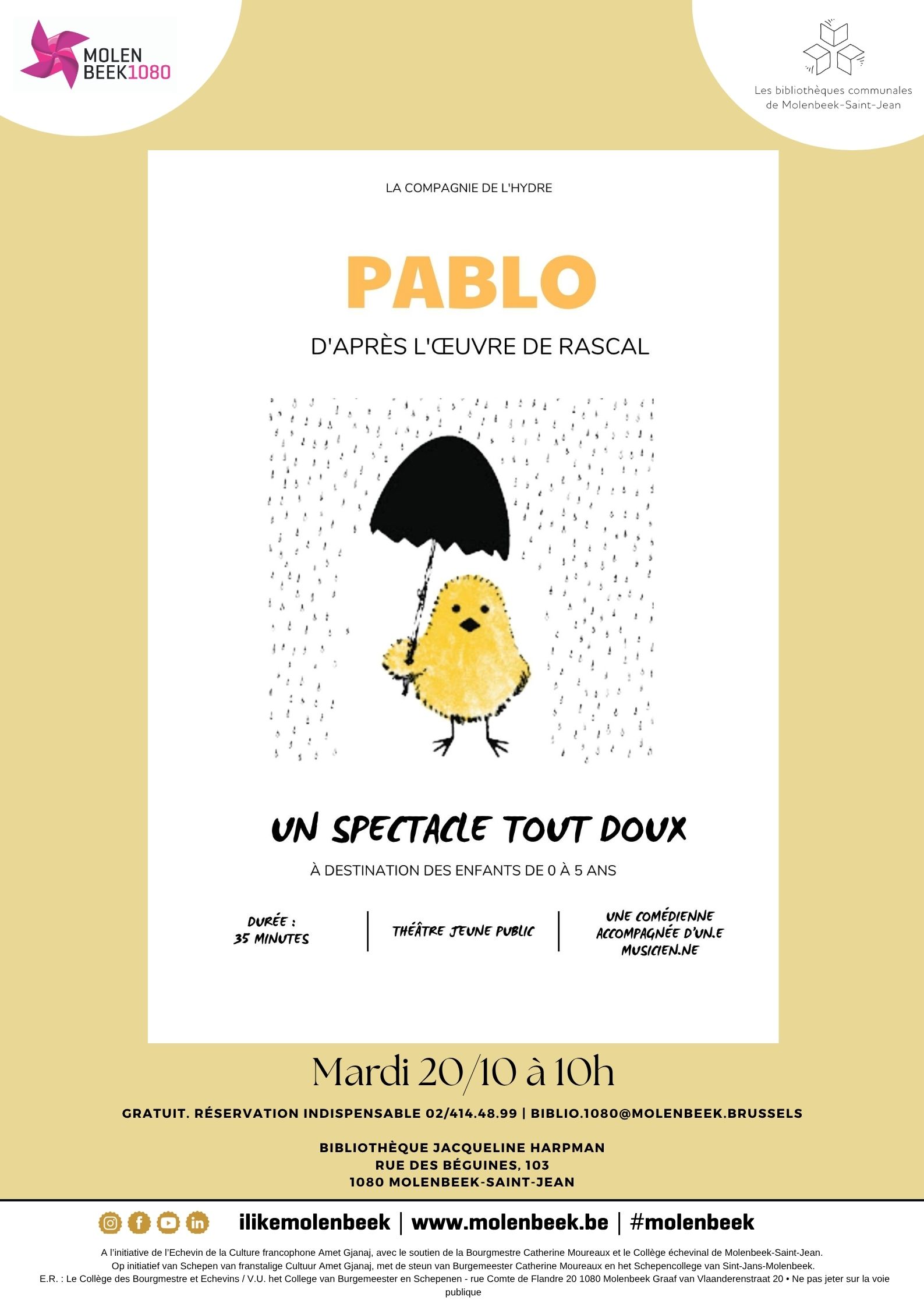 Spectacle pour les petits : Pablo