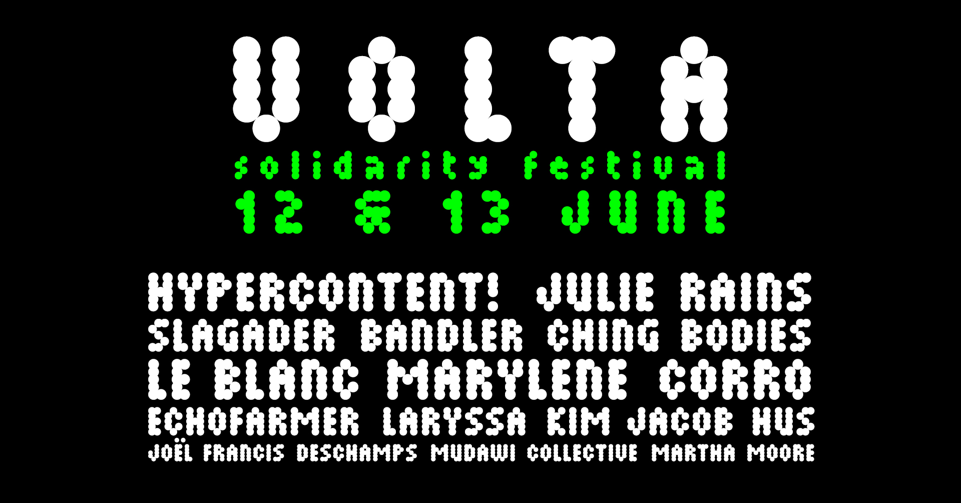 VOLTA Solidarity Festival