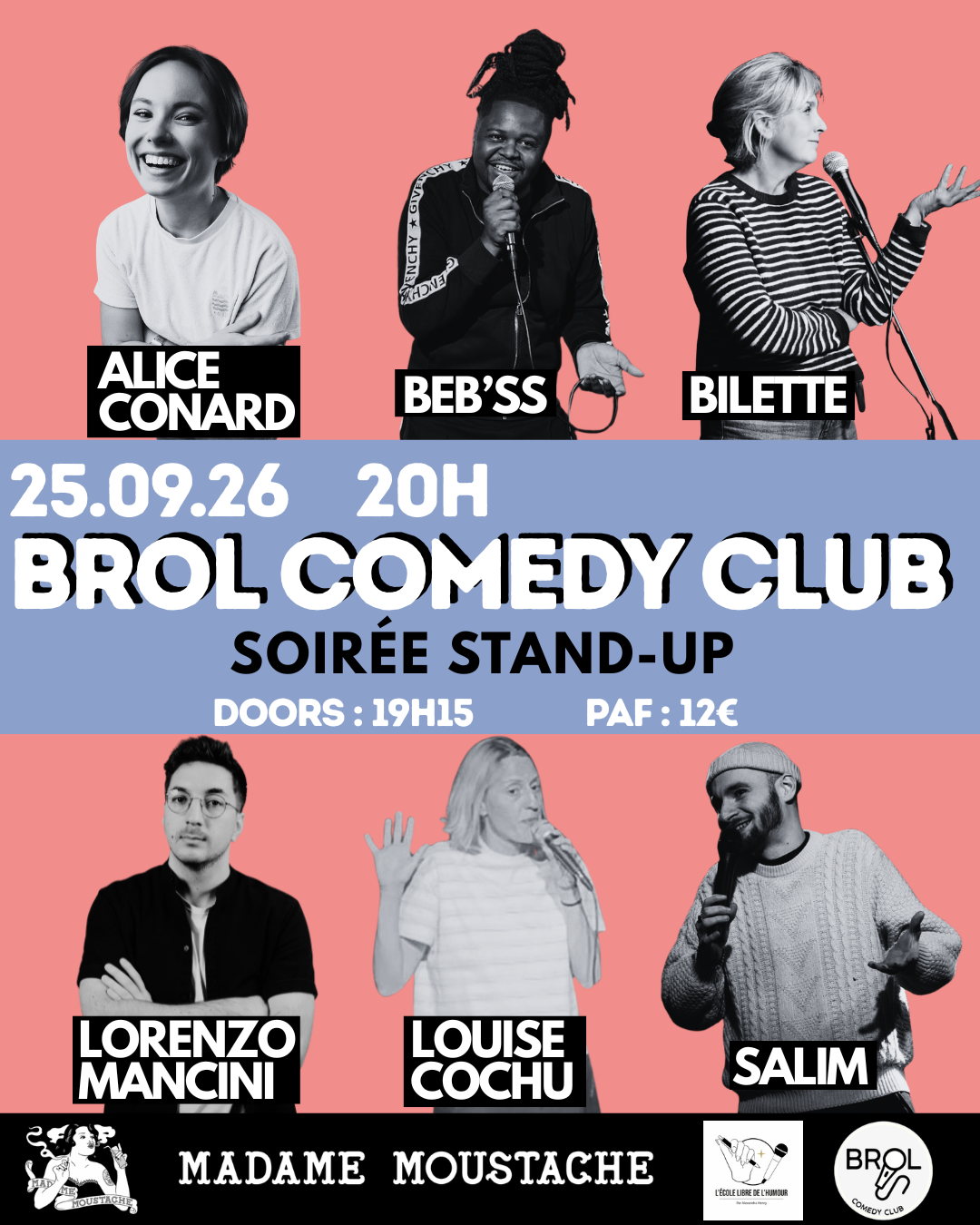 Brol Comedy Club — Madame Moustache