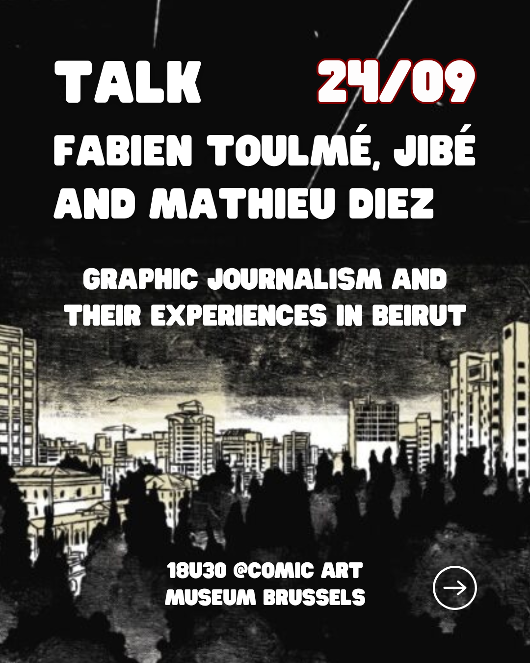 Rencontre Fabien Toulmé, Jibé & Mathieu Diez : BD reportage & Beyrouth