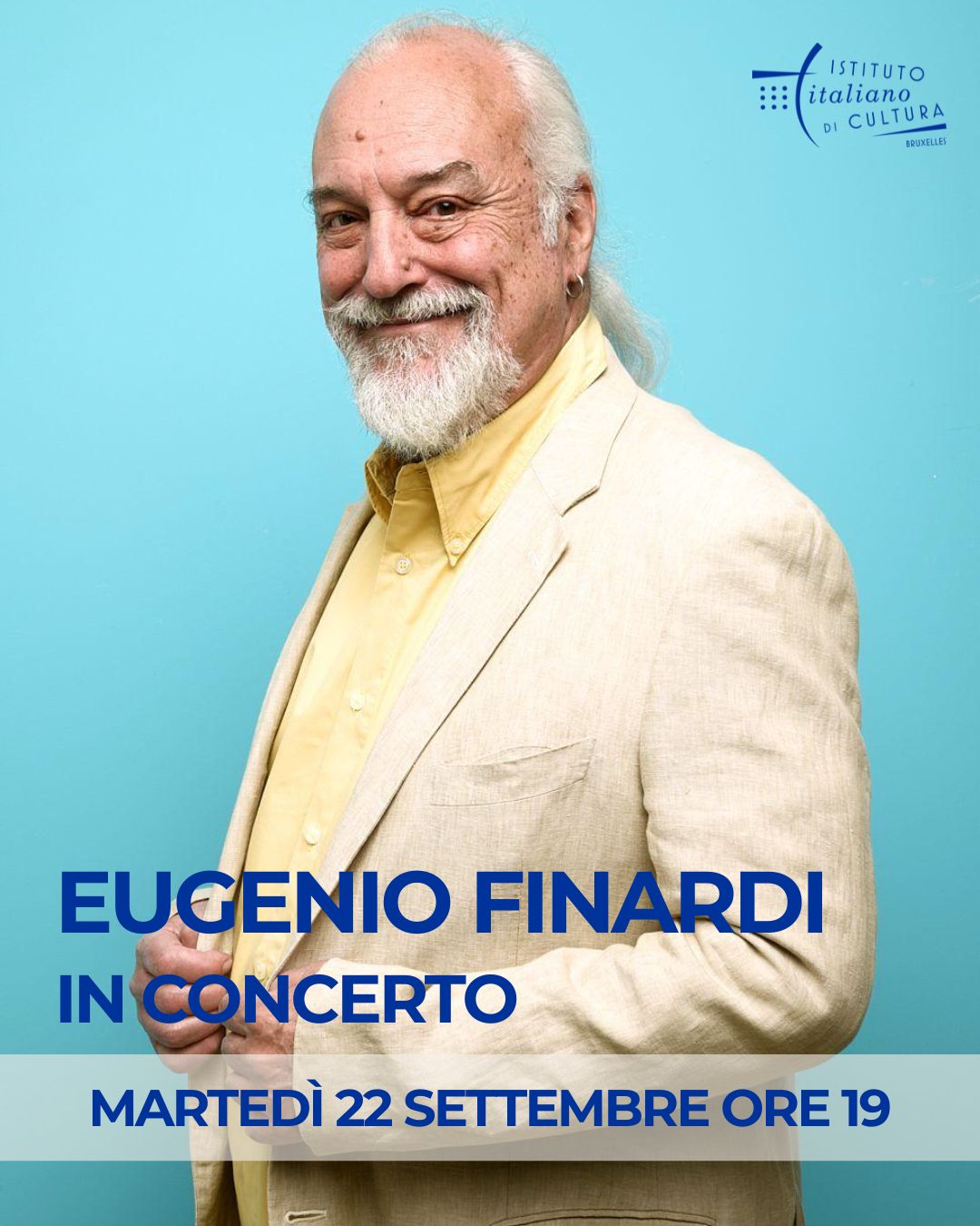 Concert d’Eugenio Finardi – “Tutto Finardi Unplugged”