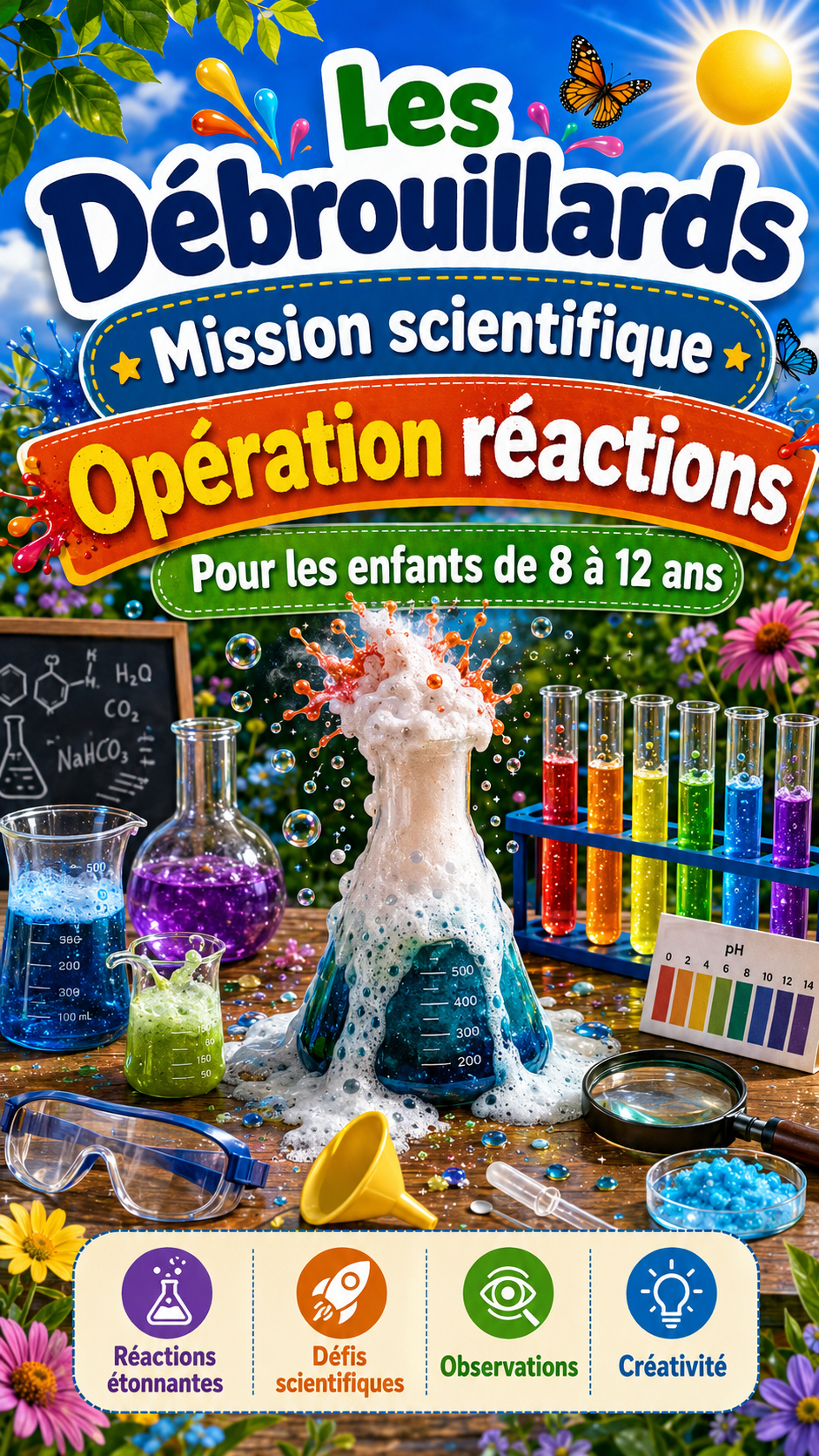 Les Débrouillards : Scientific mission - Operation reactions