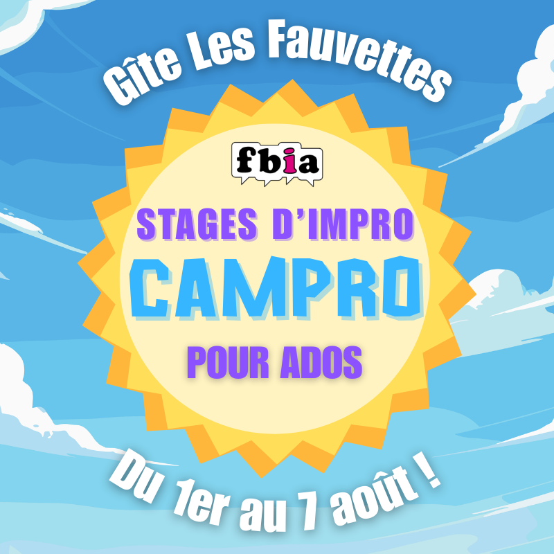 Campro - Improv camp for teens from the FBIA